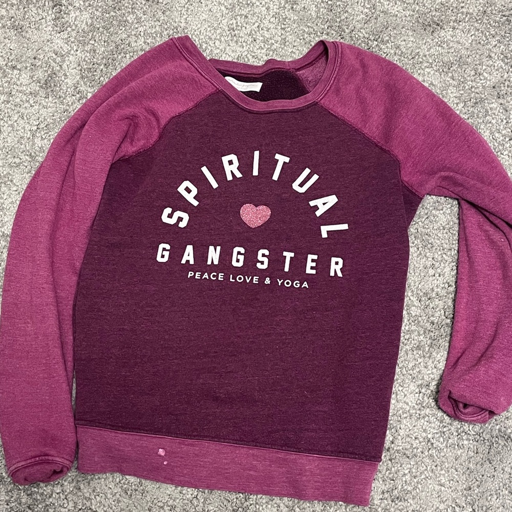 Spiritual Gangster Pink Crewneck